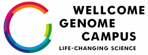 Wellcome Genome Campus PNG format logo with strapline